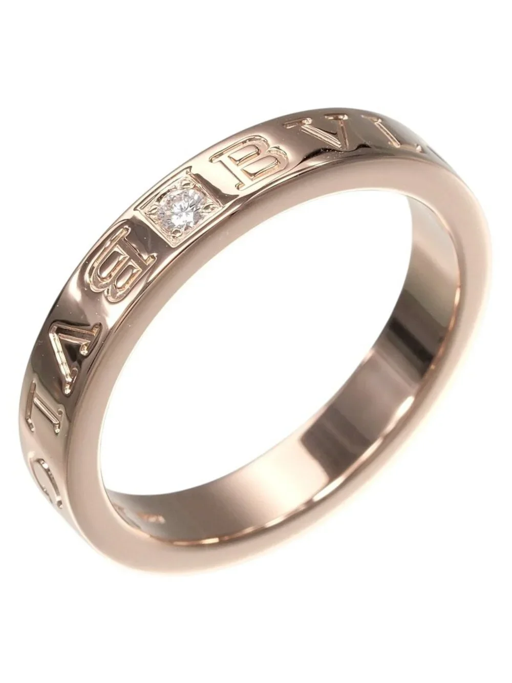 Bvlgari B.zero1 Essential XYZB.zero18K Pink Gold Diamond Ring